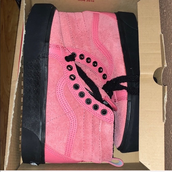 >Ⓜ️SK8-Hi 1.5” PLATFORM MTE SUEDE DESERT ROSE/BLACK LACE UP BRAND NEW VANS - Picture 9 of 16